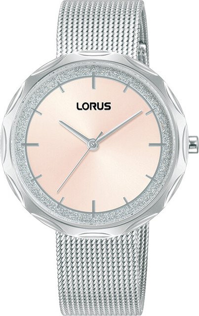 Lorus Armbanduhr, Quarz, Edelstahl, Pink, 36 mm, Damen - Bild 1