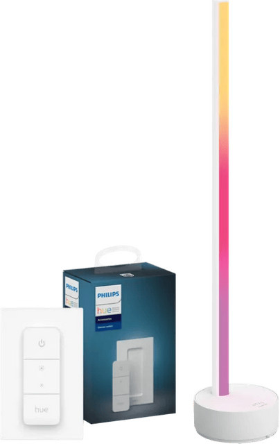 Philips Hue Gradient Signe White & Color Tischleuchte mit Dimmer in Weiß - Bild 1