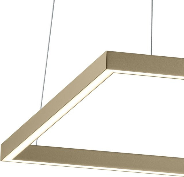 Knapstein Nika-40 LED-Pendelleuchte in Bronze, modern und dimmbar mit höhenverstellbarer Aufhängung - Bild 1