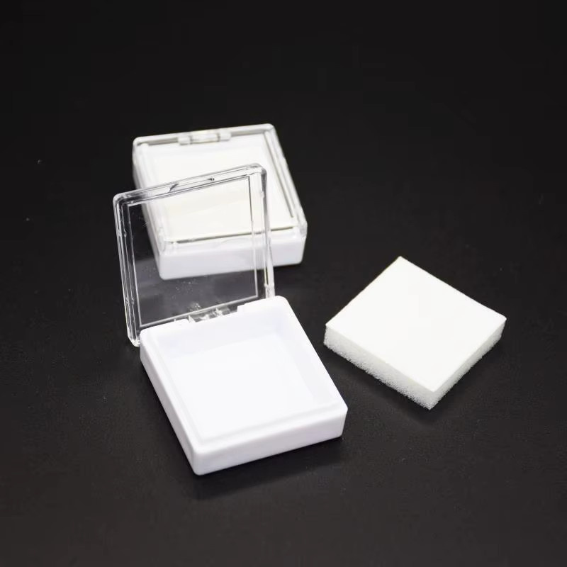 WILLJANE Schmuck-Edelstein-Display-Aufbewahrungsbox aus Glas in Transparent, Vitrine mit Deckel und Organizer-Tablett - Bild 2