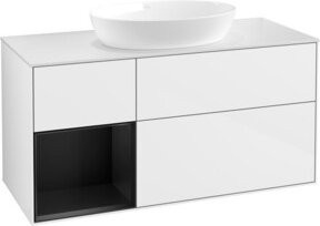 V&B Waschtischunterschrank Finion in Weiß lackiert, Breite: 120 cm, Tiefe: 50,1 cm, Höhe: 50,1 cm - Bild 1