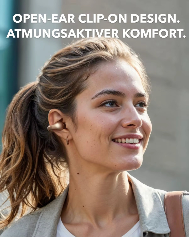 Anker Soundcore C40i Open-Ear-Ohrhörer mit Clip-On-Design und flexiblem Gelenk für federleichten Komfort - Bild 2
