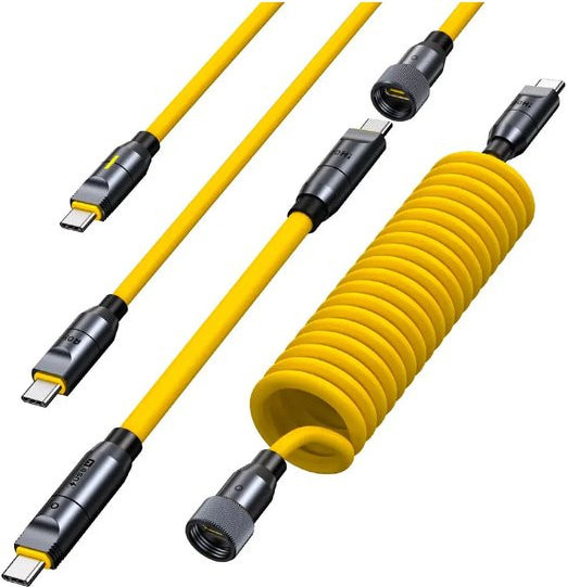 AOHI The Future PRO Creative Power Cable Set 240W 8K 40 Gbps in Gelb - Bild 1