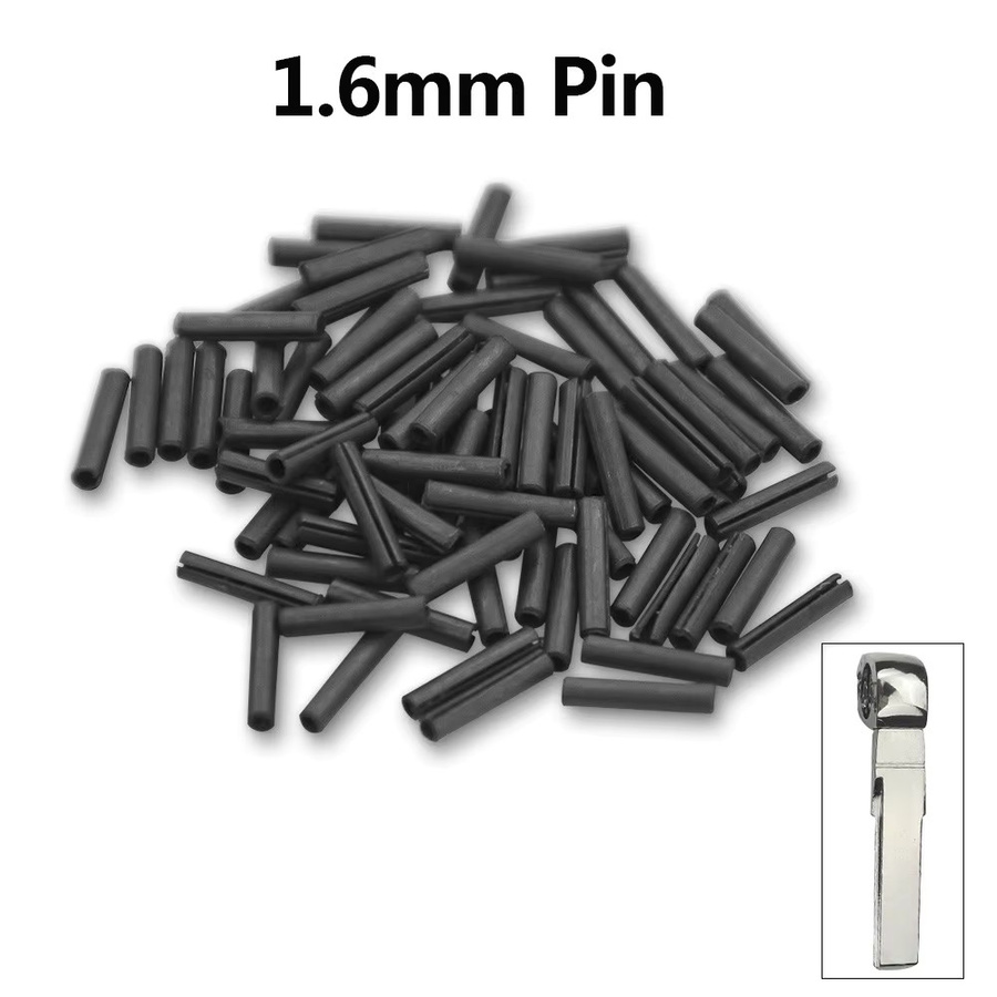 Xhorse Auto Schlüssel Blank Set für Klappfernbedienungen, 200 Stück, Schwarz, Klingenbreite: 1,6 mm oder 1,7 mm, Länge: 8 mm - Bild 2