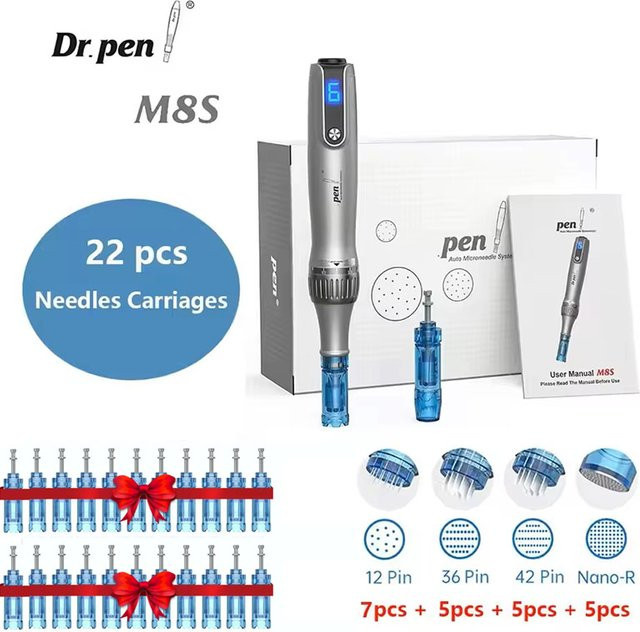 Dr.pen M8S Derma Pen Mikronadel-Therapie-Stift, 22 Nadeln, Unisex - Bild 1