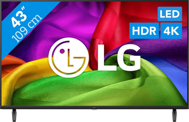 LG Nano UHD NU80 Smart LED Fernseher 4K UHD 43 Zoll in Schwarz - Bild 1
