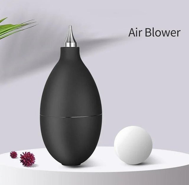 QUERPXAF Mini Luftpumpe zur Staubreinigung in Schwarz für Kamera, Handy, Tastatur und Tablet - Bild 1