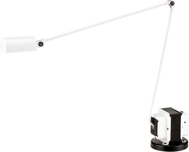 Lumina Daphine Classic Schreibtischleuchte in Weiß matt, dimmbar und verstellbar aus Metall - Bild 1