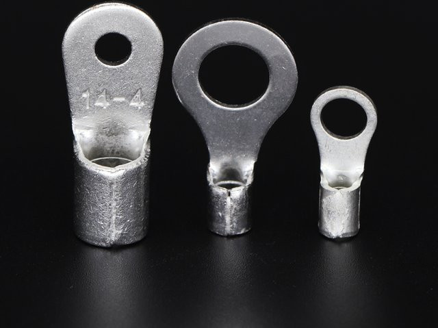 RNB Kupfer Ringkabelschuhe und Spatenterminals nicht isoliert für 6–10 mm2 AWG8 Drahtkabel - Bild 1