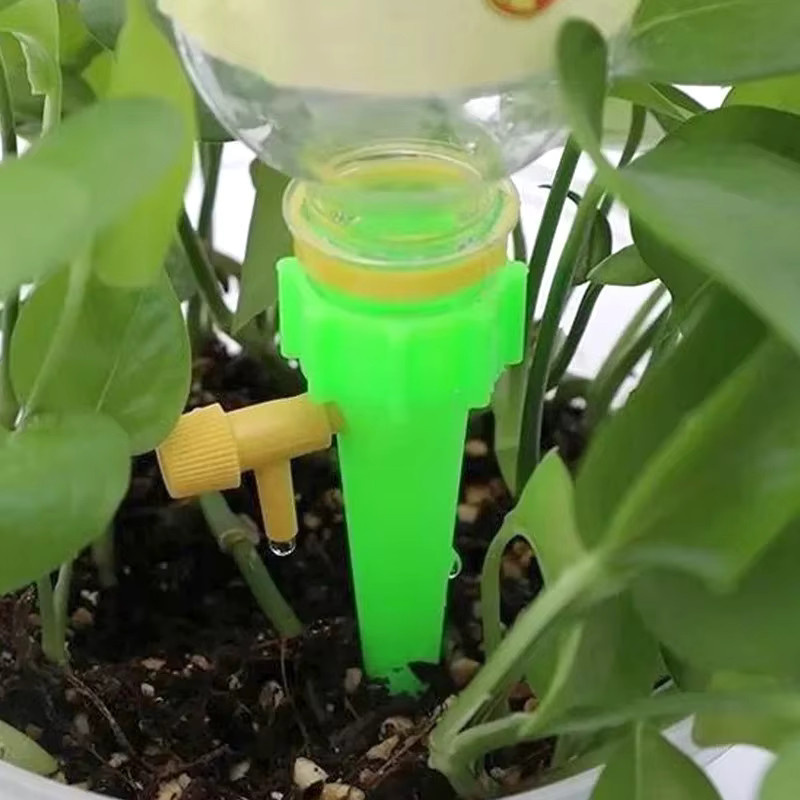 Automatisches Garten-Bewässerungssystem mit Tropf-Tropfern in Blau - Bild 3