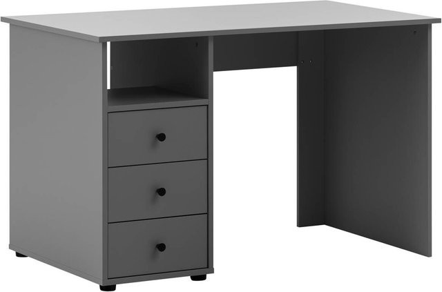 Schreibtisch Smash Möbelpartner in Anthrazit, B/H/T: 115,8 x 74 x 70 cm - Bild 1
