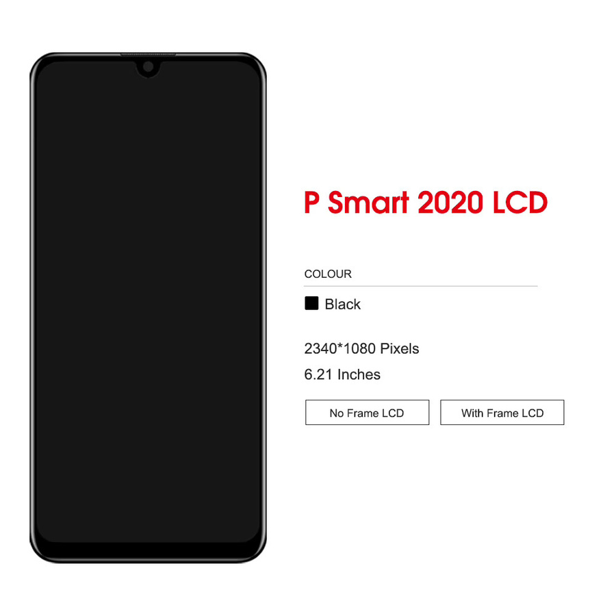 Huawei P Smart 2020 LCD Display Touchscreen Digitizer Montage in Schwarz mit 6,21 Zoll - Bild 2