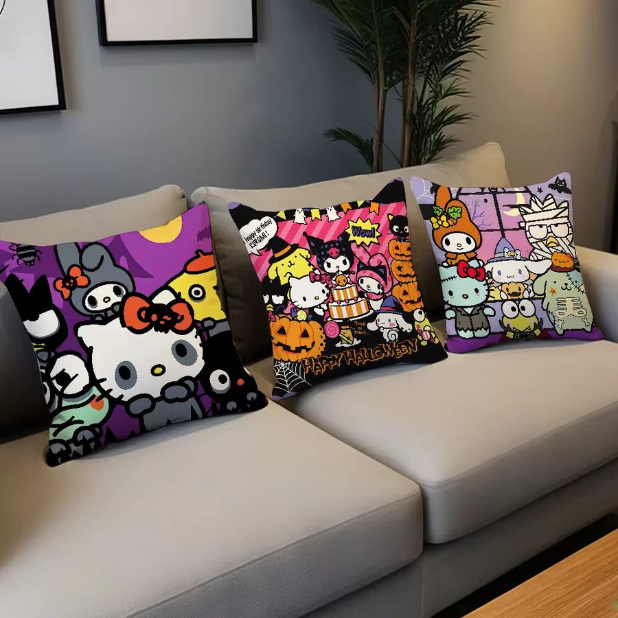 Sanrio K-Kuromi und My Melody Halloween Kissenbezug Multicolor - Bild 5