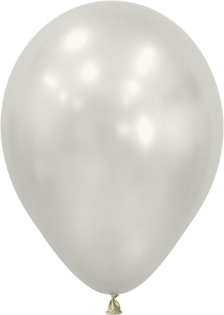 Sempertex Latexballons in Seiden-Austernweiß, 50 Stück, Durchmesser: 30 cm - Bild 1