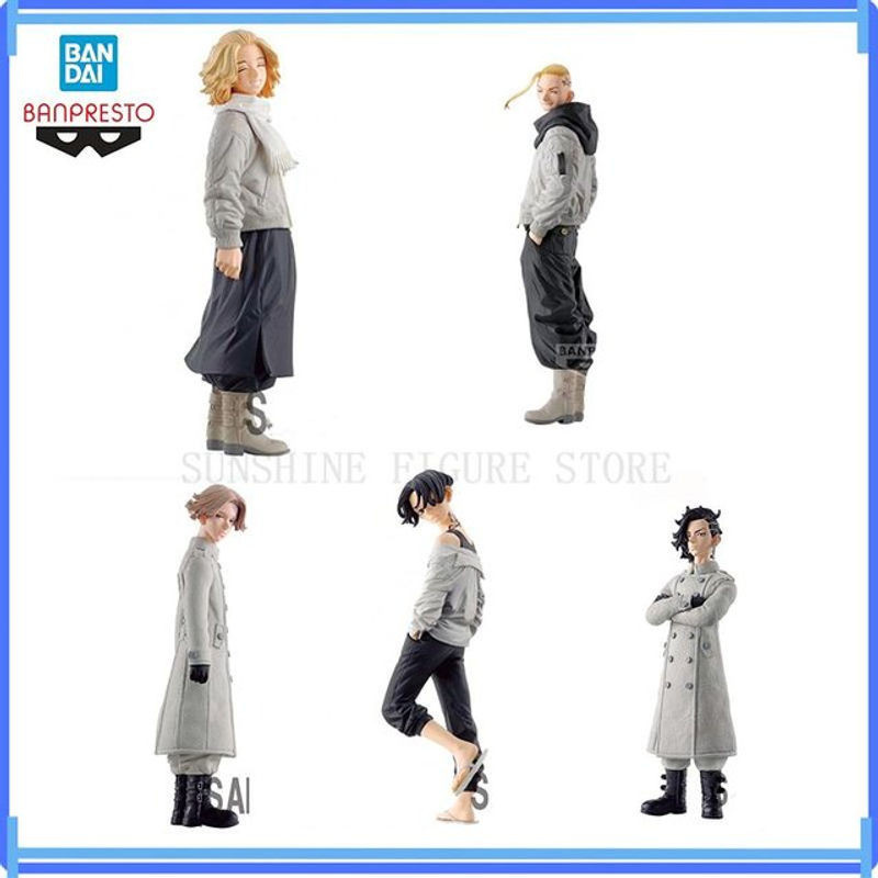 Bandai Banpresto Tokyo Revengers Anime Modellfiguren Draken und Manjiro Sano aus Kunststoff, mehrfarbig - Bild 1
