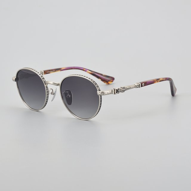 CHARM LIBRARY Sonnenbrille, Vollrand, Round, Schwarz, Unisex - Bild 1