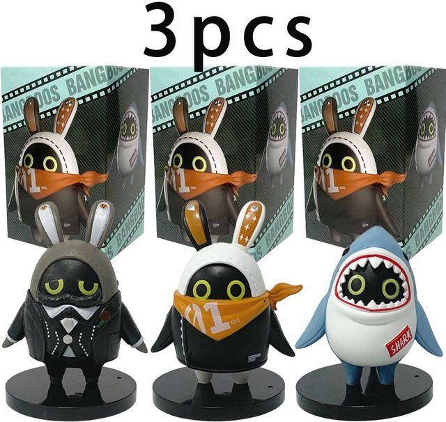 Yiran toy 1 Zenless Zone Zero ZZZ Bangboo EOUS Sharkboo, PVC Figur, ab 14 Jahren - Bild 1