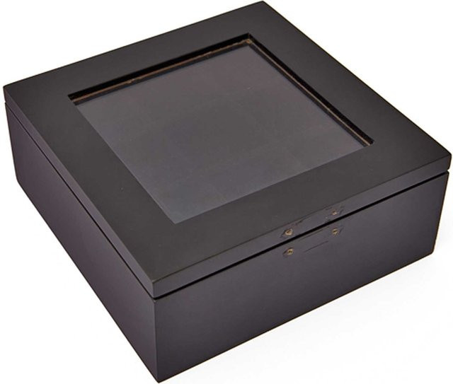 Rico Design Schmuckschatulle schwarz B/T/H: 12,5 x 12,5 x 5 cm - Bild 1
