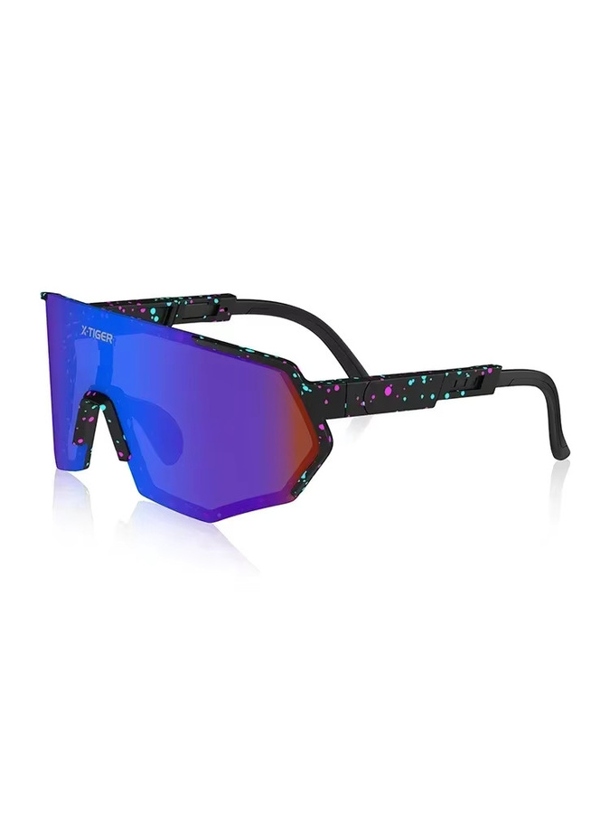 X-TIGER Sonnenbrille, polarisiert, Vollrand, Kunststoff, Unisex - Bild 7