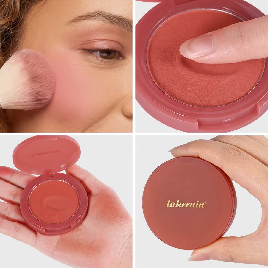 Lakerain Soft Poke Blush-Palette, Nude, Matt, Puder, Damen - Bild 6