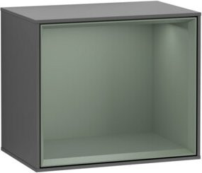 Villeroy & Boch Finion Regalmodul mit LED-Wandbeleuchtung Anthrazit B: 41,8 cm, H: 35,6 cm, T: 27,0 cm - Bild 1