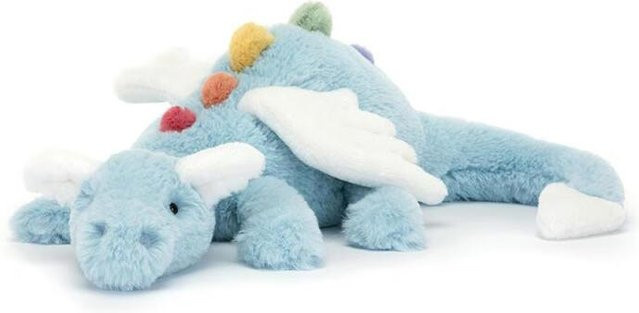 Bai Fen Bai Himmelsdrachen-Puppe, Regenbogen-Schnee-Drachen-Puppe, Plüsch / Textil, Bunt / Mehrfarbig, 50cm - Bild 1