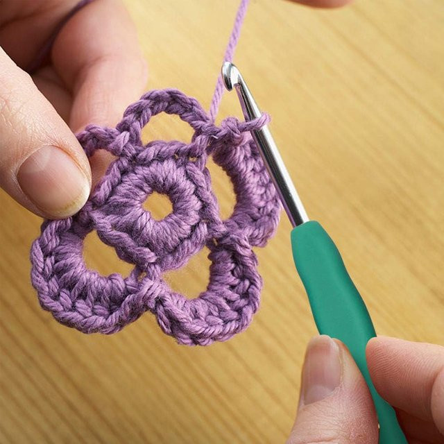 Häkelnadel-Set mit 14 Größen von 2 mm bis 10 mm, extra lange Häkelnadeln mit ergonomischen Gummigriffen für Anfänger und Senioren - Bild 1