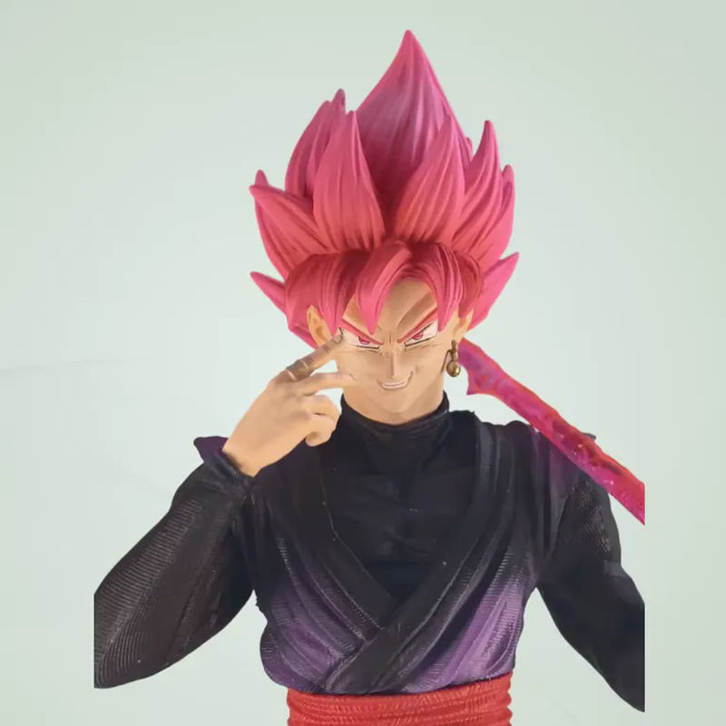Bandai Dragon Ball Super Saiyan Zamasu GK Figur Rosa Goku mit Doppelkopf-Skulptur Anime-Modell aus Kunststoff - Bild 3