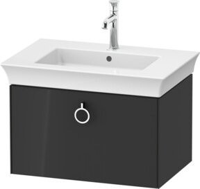 Duravit Waschtischunterschrank ohne Aufsatz White Tulip, Farbe: Grau, B/T/H: 68,4 x 45,8 x 41 cm, Hochglanz - Bild 1