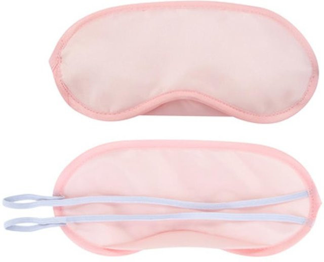 15 Colora Schlaf-Augenmaske aus Seide, Unisex, Rosa - Bild 1