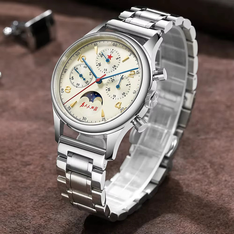 SEAKOSS Chronograph, Automatik, Edelstahl, 40 mm, Herren - Bild 3