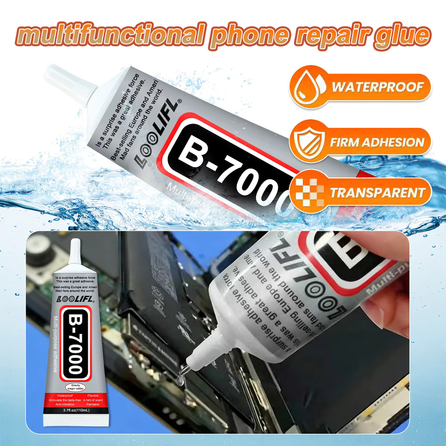 Loolifl B-7000 Superkleber Transparent 15ml für Epoxidharz, Handy-Reparaturen und Handwerk - Bild 3