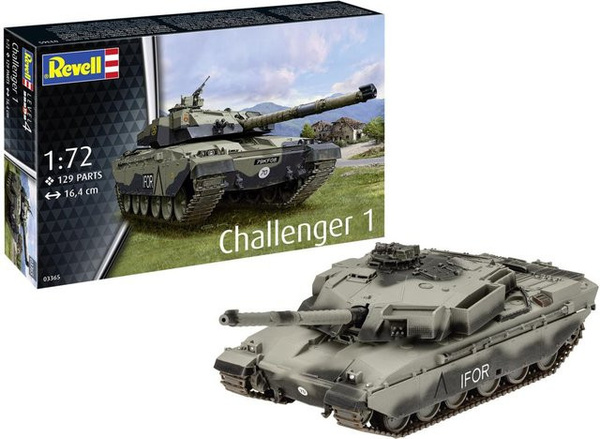 Revell Challenger 1 Model Set, 1:72, Fahrzeuge