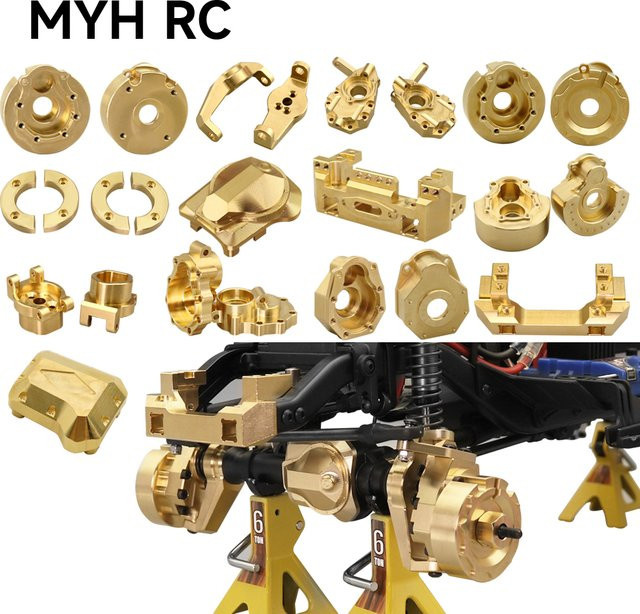 MYH RC TRX-4 Messing Heavy Duty Gegengewichtssatz, 1:10, Metall, Zubehör - Bild 1