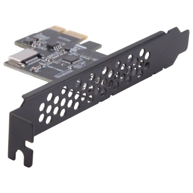 USB 3.2 Gen1 5 Gbit/s Typ-E A-Key Erweiterungskarte für Desktop-PC mit Frontplatte Typ-C Schnittstelle, Schwarz - Bild 2