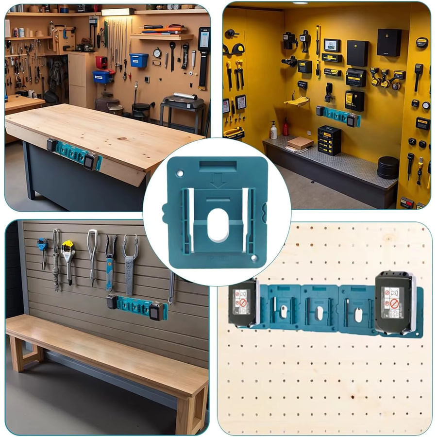 GiFi Power Batteriehalterung für Makita 18 V Akkus passend für BL1860 BL1850 BL1840 BL1830, 5er-Pack - Bild 6