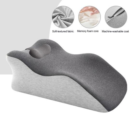 Hercules Keilkissen aus Memory-Schaum als ergonomisches Bauchlagekissen und Intimitätskissen für Paare sowie als Beinkeil und Rückenstützkissen - Bild 5