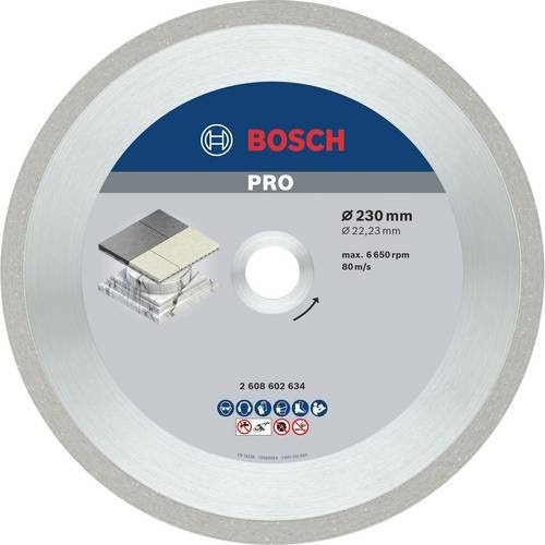 Bosch Diamanttrennscheibe Best for Ceramic für Fliesen und Stein, Durchmesser: 230 mm - Bild 1