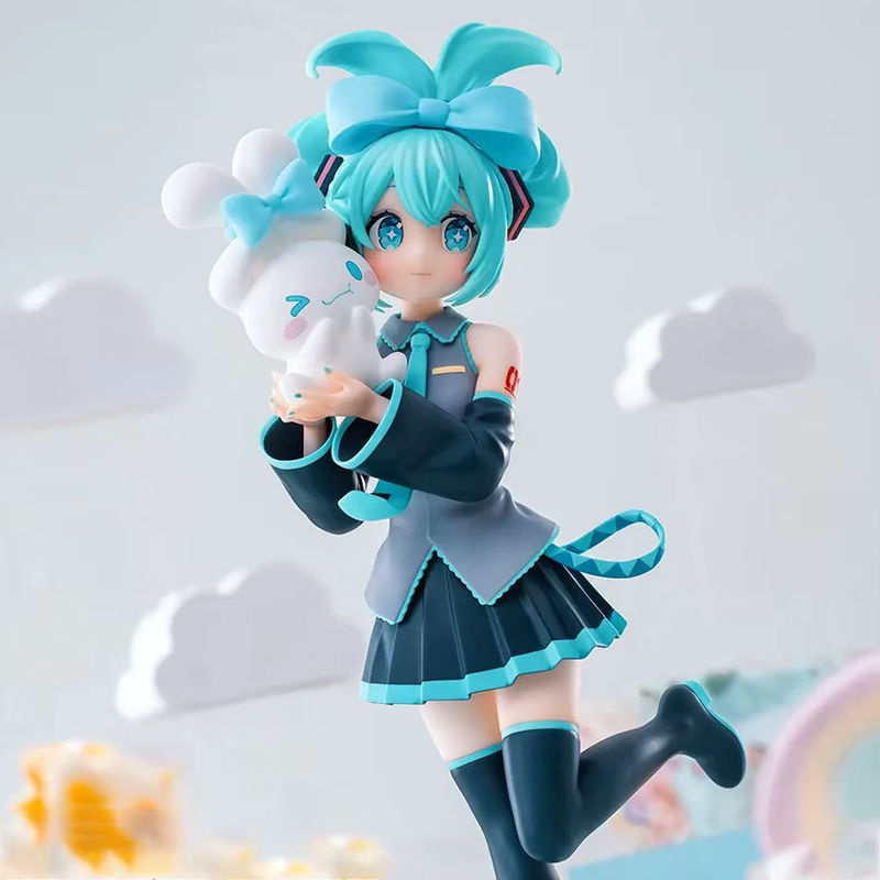 Bandai Anime Figur Hatsune Miku X Cinnamoroll Dekoration mehrfarbig Höhe: 21 cm - Bild 3