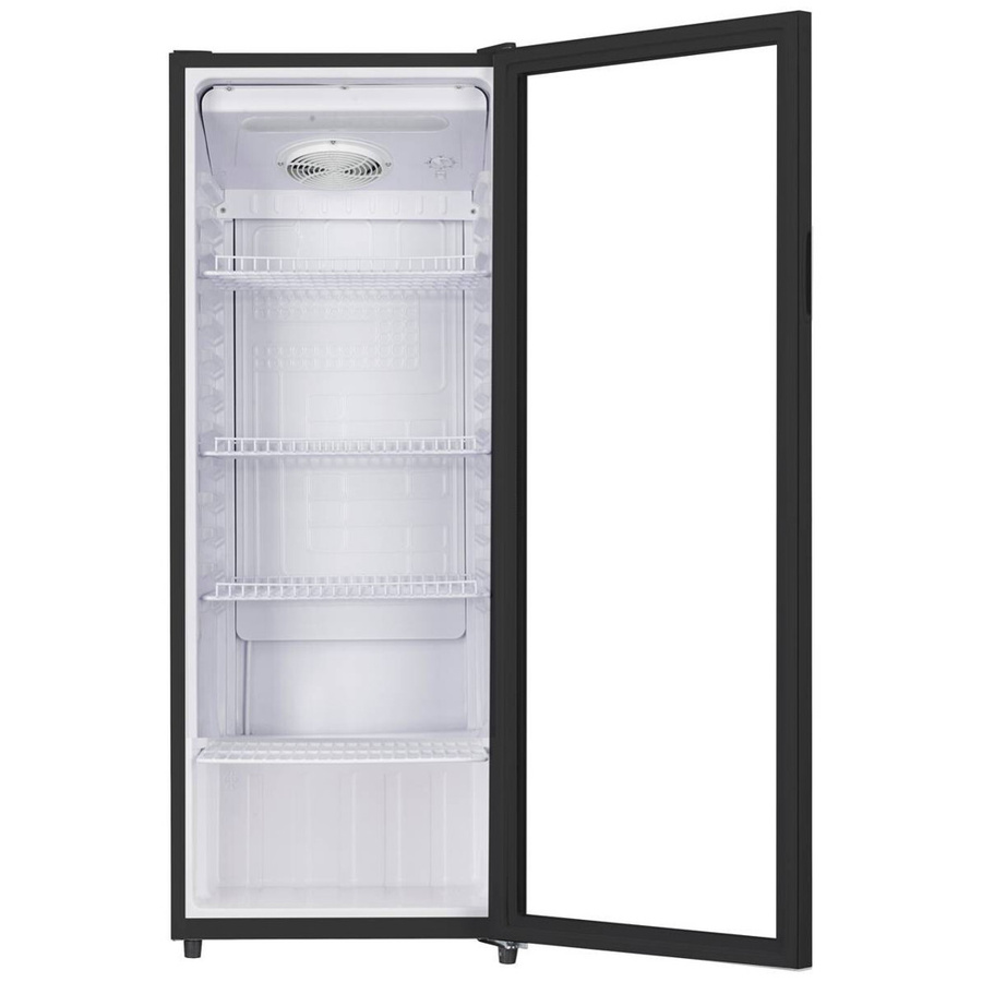 Pocoline Glastürkühlschrank GTK144-235 DB schwarz mit LED-Innenbeleuchtung und reversibler Tür B/H/T: 54 x 144 x 55 cm - Bild 2