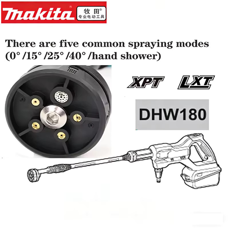 Makita Akku-Reiniger DHW180 18V Lithium-Ionen Akku-Elektrowerkzeug - Bild 3