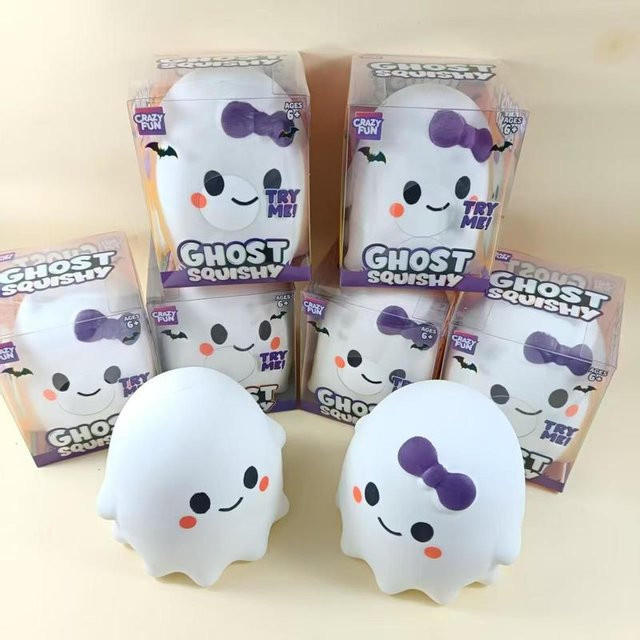 52TOYS Verrückter Spaß-Geist Squishy, 14cm, mit Schleife, langsam aufsteigend - Bild 1