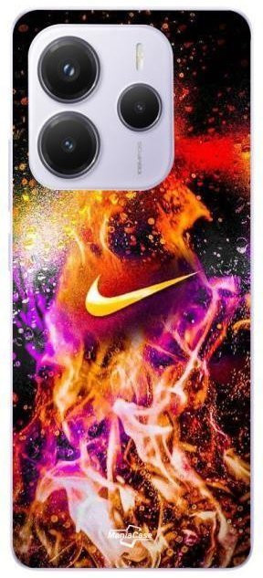 Xiaomi Redmi Note 14 5G Maniacase Handyhülle mit buntem Nike Bemalung Design in Multicolour - Bild 1
