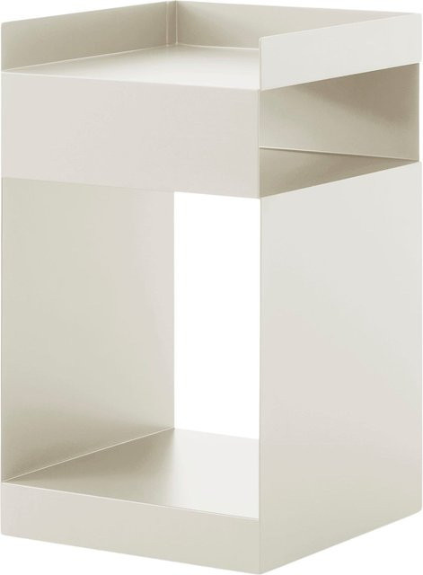&Tradition Rotate SC73 Beistelltisch mit drehbarer Platte und Rollen in Weiß matt - Bild 1