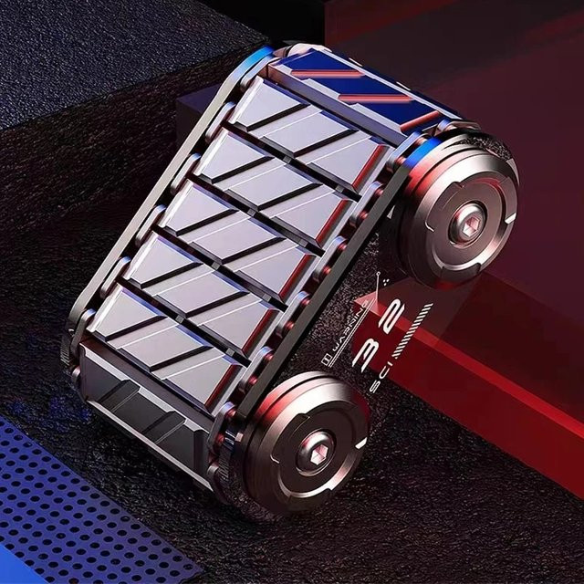 AHHLCLT Tank Fidget Roller, Metall, Stress Relief Spielzeug - Bild 1