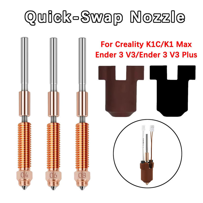 Creality K1 Max Schnellwechsel-Düse All-in-One-Düse für K1C, K1 Max, Ender 3 V3 und Ender 3 V3 Plus 3D-Drucker - Bild 4