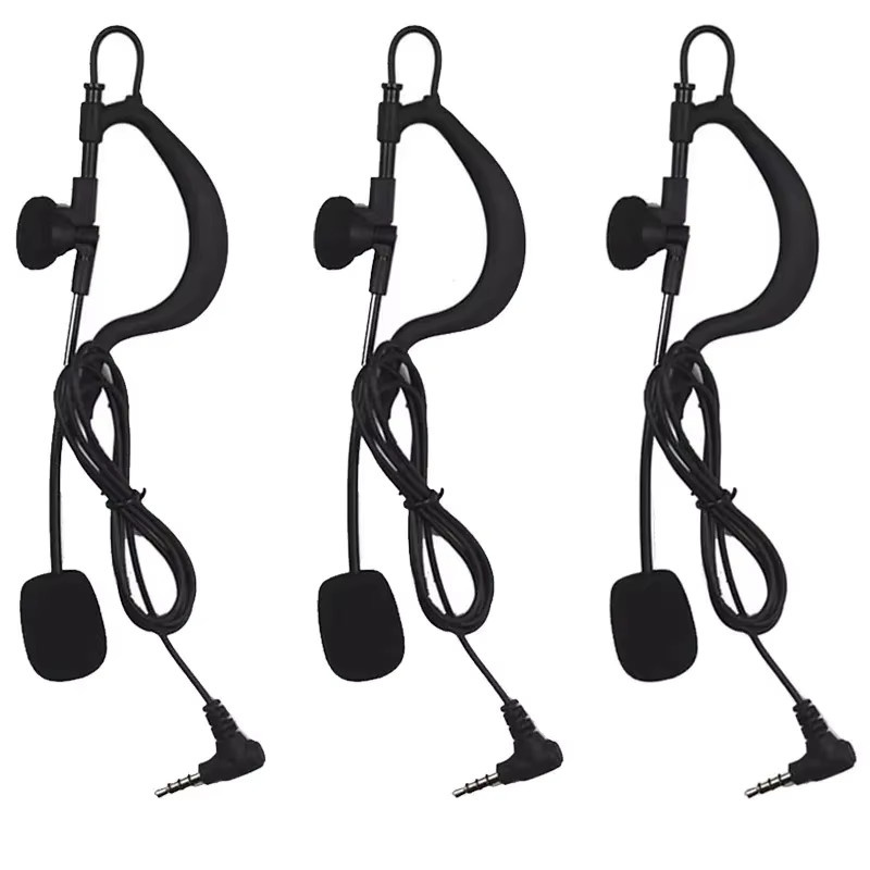 XiNOWy V4C Fußball Schiedsrichter Intercom Headset Set mit 3 Bluetooth Kopfhörern in Schwarz für Voll Duplex Konferenz Sprechanlagen mit 1200m Reichweite - Bild 3