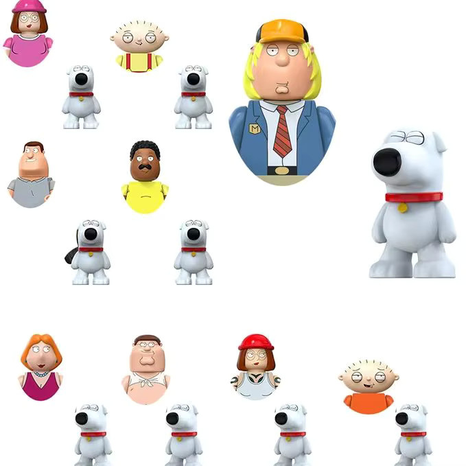 Disney Family Guy Mini-Baustein-Figuren, Bausteine-Set - Bild 1