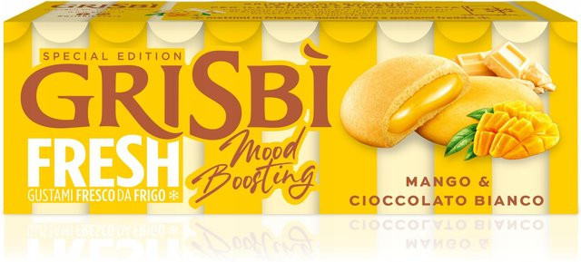 MatildeVicenzi Grisbi Shortbread-Kekse Mango Weiße Schokolade 112 g - Bild 1