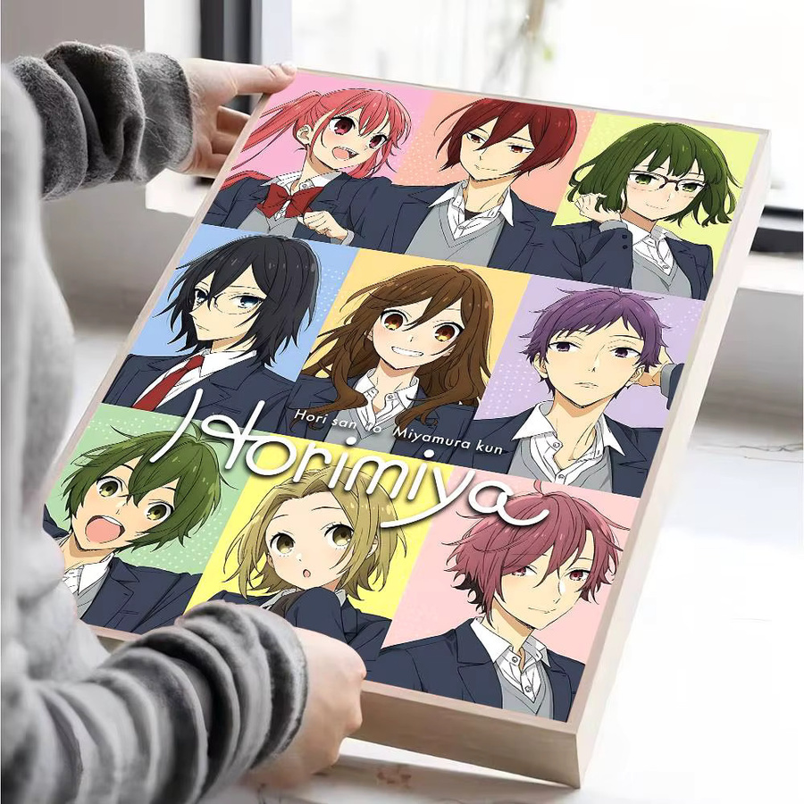 Beast Kingdom Horimiya Anime Figur Wandaufkleber aus Papier, Mehrfarbig, B: 15,0 cm, H: 10,0 cm - Bild 5